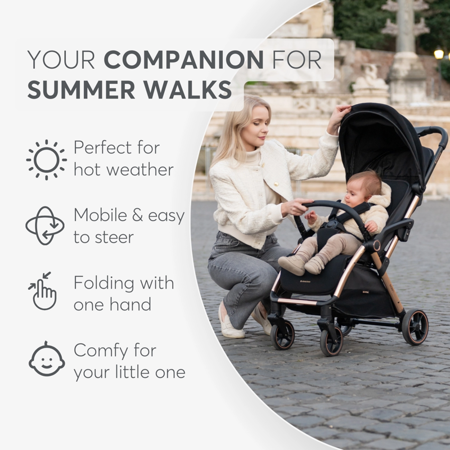 Picture of KikkaBoo® Autofolding pushchair Eden Army Green