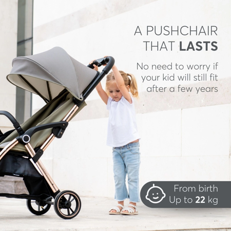Picture of KikkaBoo® Autofolding pushchair Eden Army Green