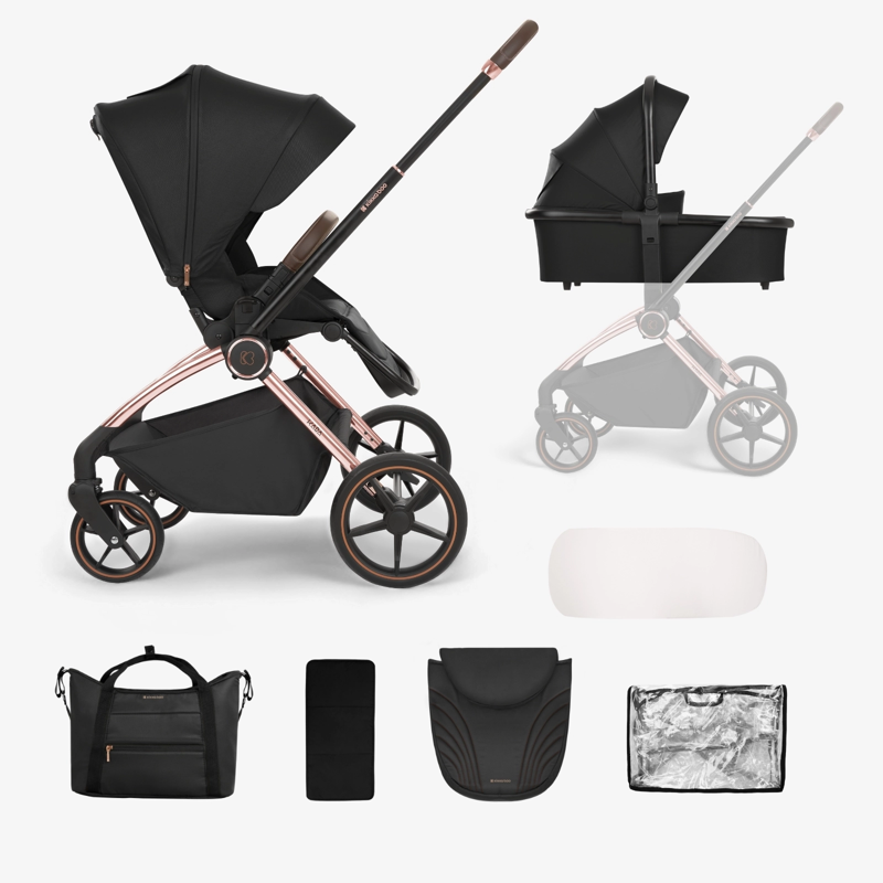 Picture of KikkaBoo® Stroller 2in1 with carrycot Kara Black