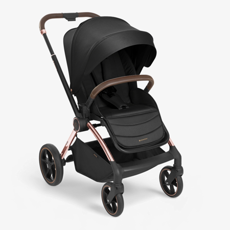 KikkaBoo® Otroški voziček s košaro 2v1 Kara Black