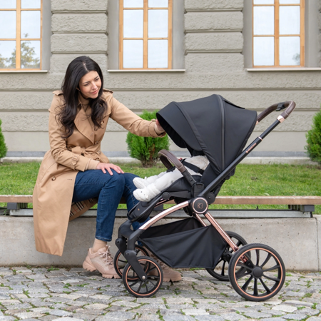 Picture of KikkaBoo® Stroller 2in1 with carrycot Kara Black
