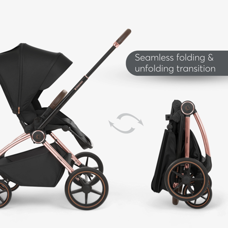 Picture of KikkaBoo® Stroller 2in1 with carrycot Kara Black