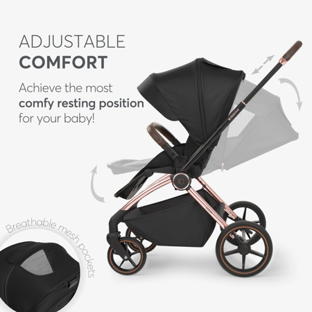Picture of KikkaBoo® Stroller 2in1 with carrycot Kara Black