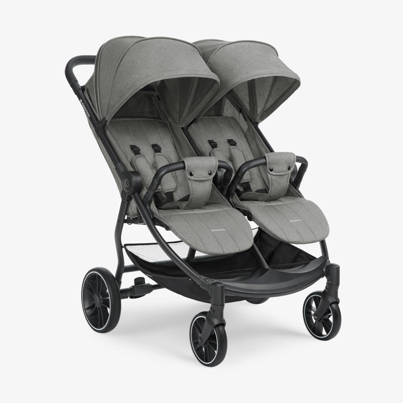 Immagine di KikkaBoo® Passeggino gemellare Happy 2 Light Grey