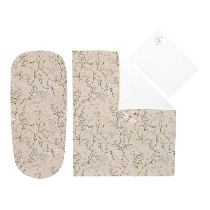 Picture of KikkaBoo® Children's bedding Secret Garden Beige 80x60