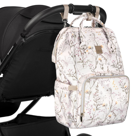 Picture of KikkaBoo® Mama bag Siena Luxe Secret Garden Beige