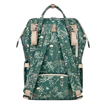Slika za KikkaBoo® Ruksak za previjanje Siena Luxe Secret Garden Deep Green