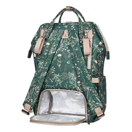Slika za KikkaBoo® Ruksak za previjanje Siena Luxe Secret Garden Deep Green