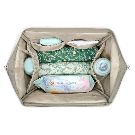 Slika za KikkaBoo® Ruksak za previjanje Siena Luxe Secret Garden Deep Green