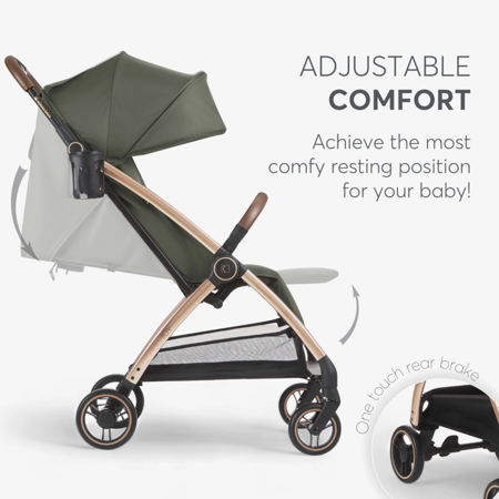 KikkaBoo® Otroški voziček Joy Army Green
