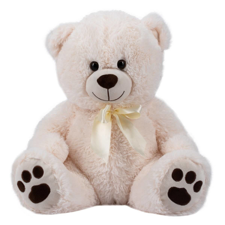 Free2Play® Plišasti medved Cuddly 38 cm White