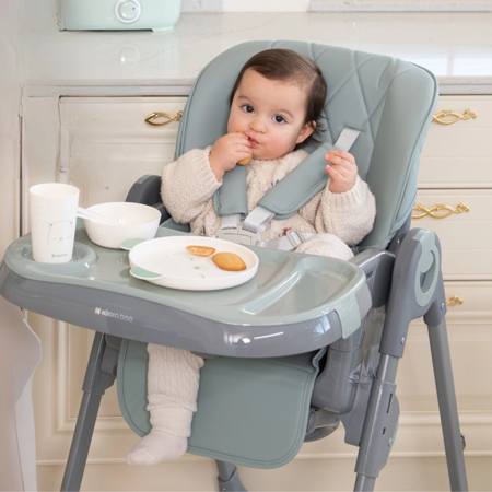 KikkaBoo® Otroški stol za hranjenje Comfy+ Beige