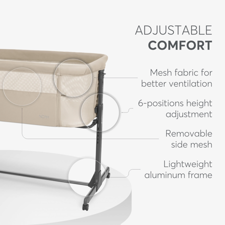 KikkaBoo® Obposteljna posteljica Noah Beige 2025