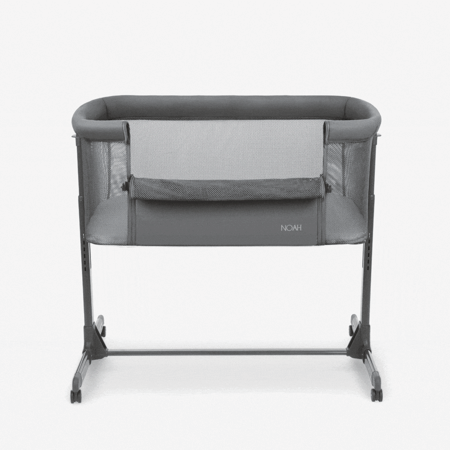 KikkaBoo® Obposteljna posteljica Noah Dark Grey 2025