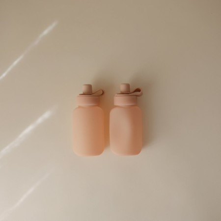 Mushie® Set 2 silikonskih modelčkov za smoothie Blush