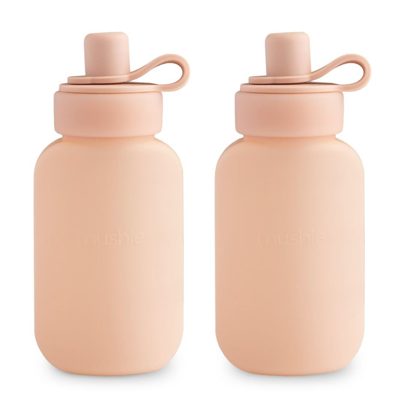 Mushie® Set 2 silikonskih modelčkov za smoothie Blush