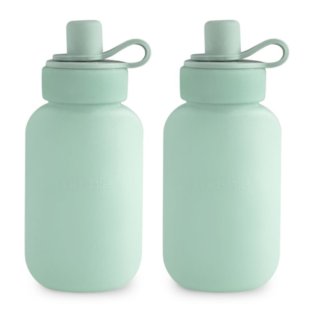 Slika Mushie® Set 2 silikonskih modelčkov za smoothie Cambridge Blue