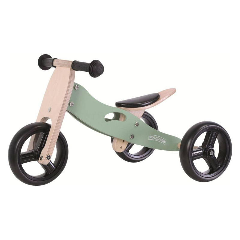 Slika za Free2Move® Drveni tricikl 2u1 Rider Green