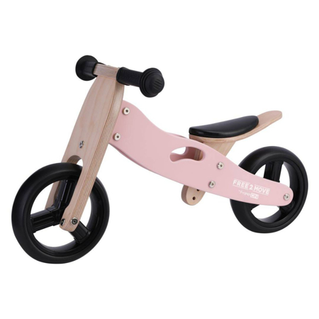 Slika za Free2Move® Drveni tricikl 2u1 Rider Pink