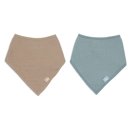 Jollein® Muslin bandana slinček Sea Green/Biscuit 2 kosa