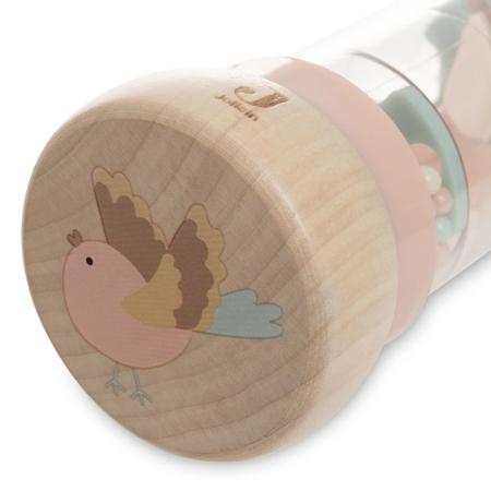 Jollein® Lesena ropotuljica Rain Lovely Birds