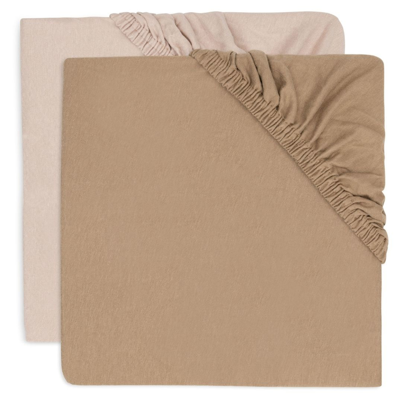 Slika za Jollein® Plahta s gumicom 2 komada 40/50x80/90 Wild Rose/Biscuit 