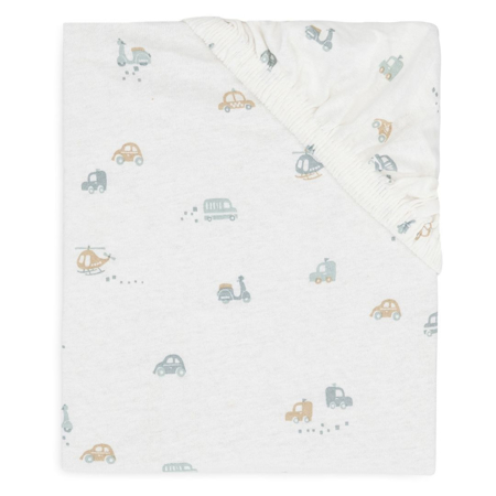 Slika za Jollein® Pamučna plahta Ivory 140x70/150x75 On The Go