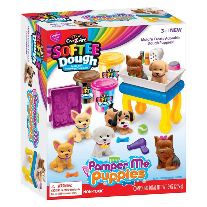 CrazArt® Otroški plastelin kužki Softee Dough