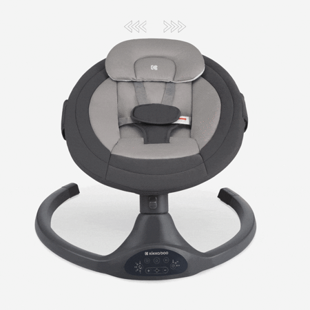 KikkaBoo® Električni ljuljački Codie Dark Grey 2025