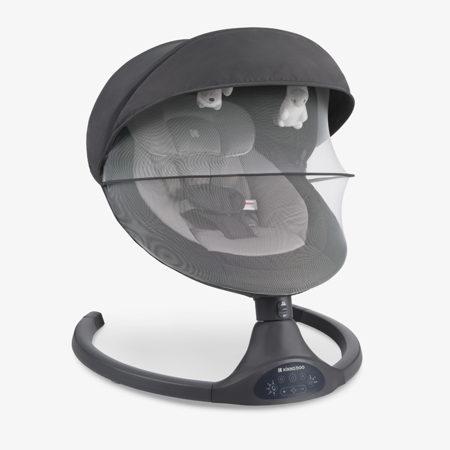 Slika KikkaBoo® Električni gugalnik Codie Dark Grey 2025