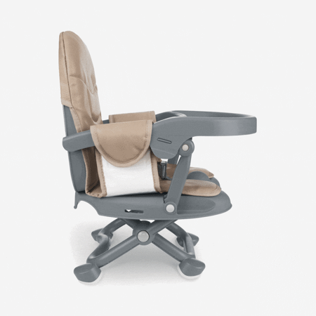 KikkaBoo® Prenosni stolček za hranjenje Pappo Beige