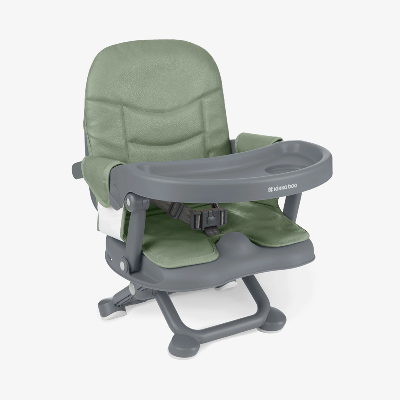 KikkaBoo® Prenosni stolček za hranjenje Pappo Army Green