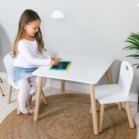 FreeON® Set mizica In 2 stola Athena White