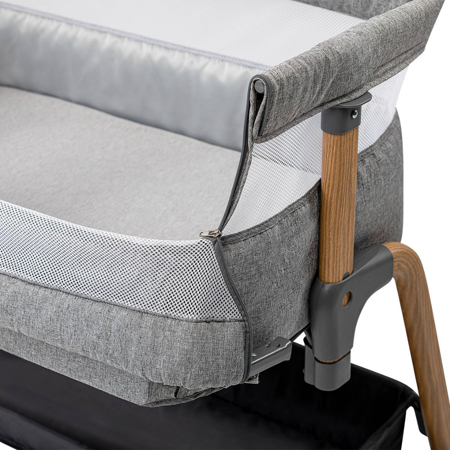 FreeON® Obposteljna posteljica Bliss s predalom grey