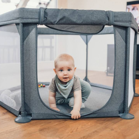Slika za FreeON® Dječja ogradica Hexagon Grey Antracit