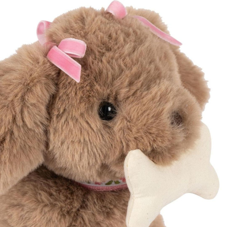 Konges Sløjd® Plišasti kuža Maude Pink Check