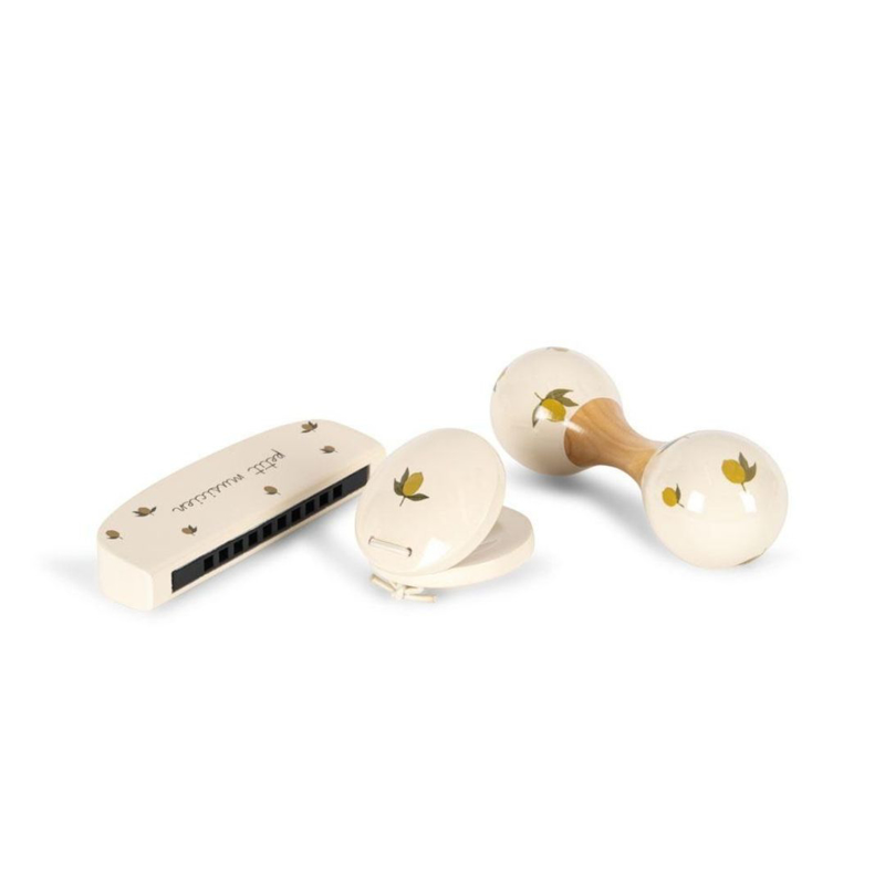 Konges Sløjd® Glasbeni set Music FSC Lemon Glossy