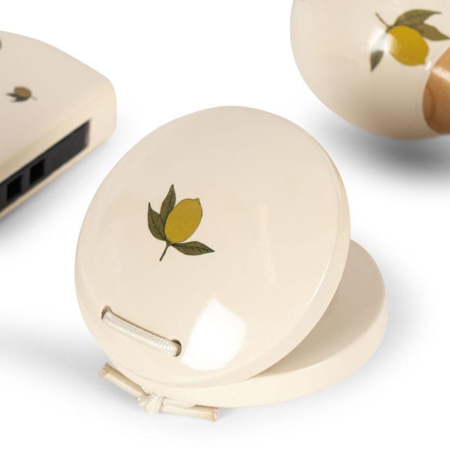 Konges Sløjd® Glasbeni set Music FSC Lemon Glossy