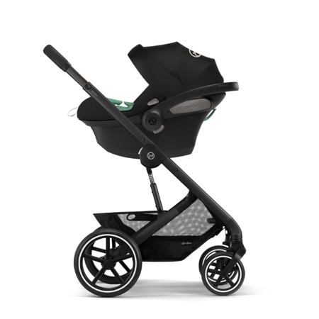 Cybex® Otroški voziček s košaro 2v1 Balios S Lux (0-22 kg) Moon Black (Black Frame)