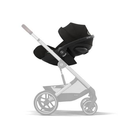 Cybex® Otroški voziček s košaro 2v1 Balios S Lux (0-22 kg) Moon Black (Black Frame)