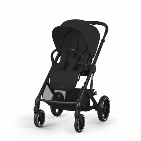 Cybex® Otroški voziček s košaro 2v1 Balios S Lux (0-22 kg) Moon Black (Black Frame)
