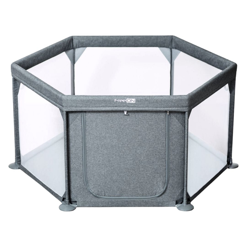 Slika za FreeON® Dječja ogradica Hexagon Grey Antracit