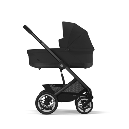 Cybex® Otroški voziček 2v1 Talos S LUX (0-22 kg) Moon Black (Black Frame)