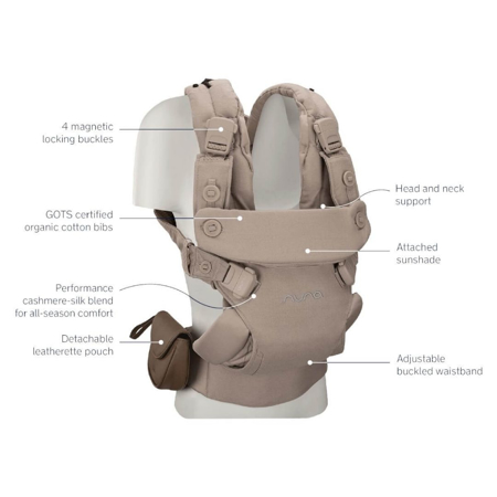 Nuna® Ergonomska nosilka Cudl™ Luxe Quartz