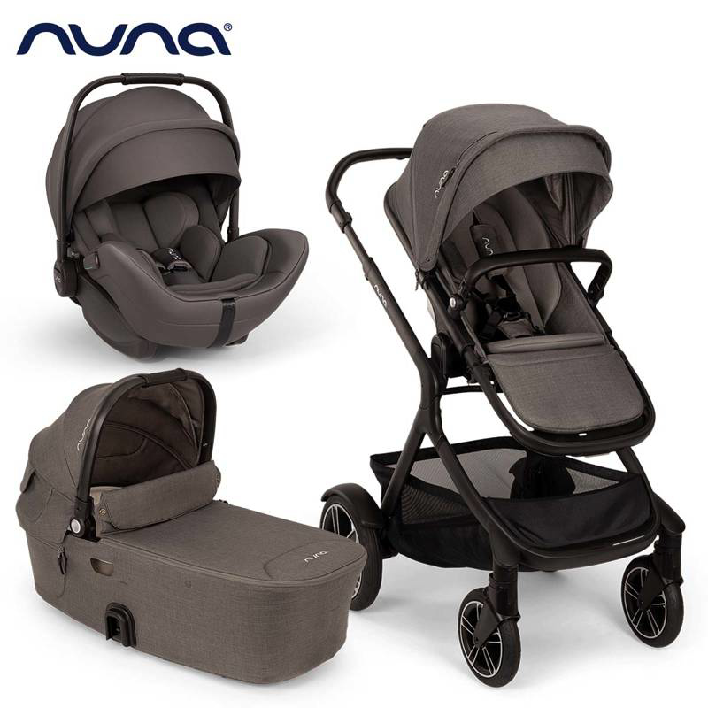 Nuna® Otroški voziček s košaro 3v1 Demi™ Next + Arra™ Flex Thunder