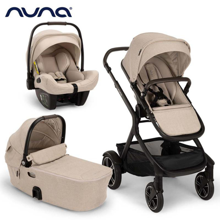 Slika Nuna® Otroški voziček 3v1 Demi™ Next + Pipa™ Next Biscotti