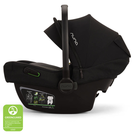 Nuna® Otroški voziček 4v1 Demi™ Next + Pipa™ Next Caviar + Isofix baza Next