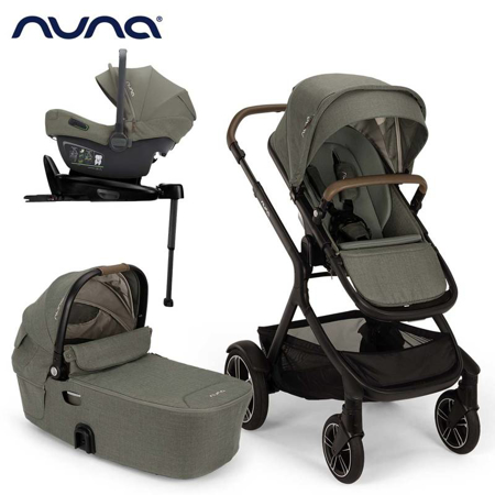 Slika Nuna® Otroški voziček 4v1 Demi™ Next + Pipa™ Next Pine + Isofix baza Next