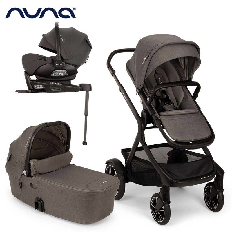 Nuna® Otroški voziček 4v1 Demi™ Next + Arra™ Flex Thunder + Isofix baza Next