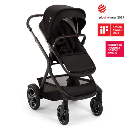 Nuna® Otroški voziček 4v1 Demi™ Next + Arra™ Flex Caviar + Isofix baza Next